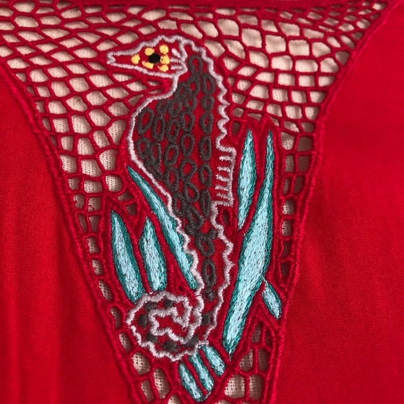 Vintage Romper with Seahorse Crochet Décolletage - Picture 3 of 10